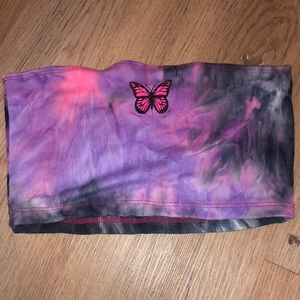 Butterfly tube top (ONLY 1)